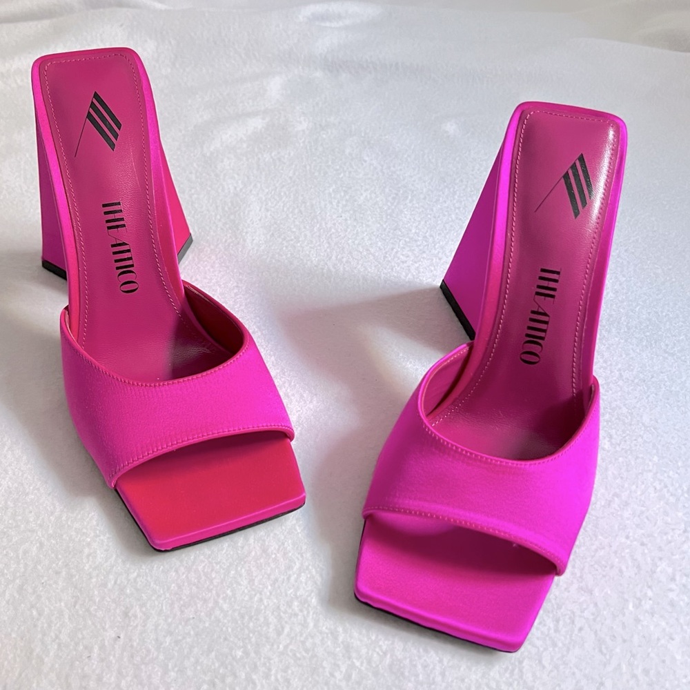 The Attico Devon slide sandal heels 36 1/2